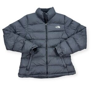 The North Face Jacket Women's Small Black Goose Down Puffer Quilted Lined Winter